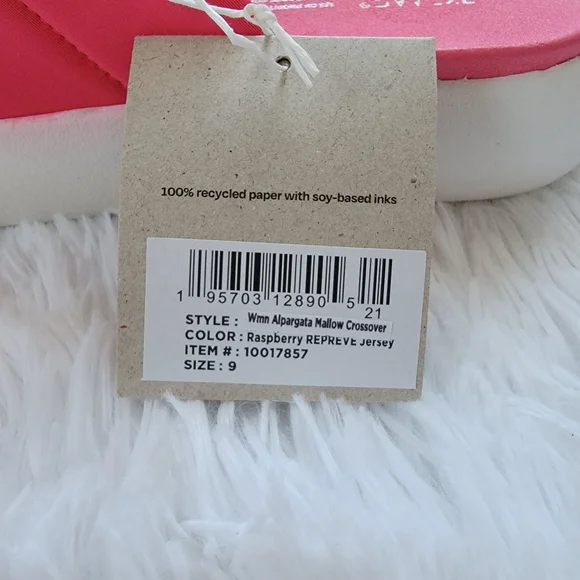 🔥SALE🔥 TOMS Women's, Alpargata Crossover Hot Pink Sandal size 8.5 - Picture 9 of 10